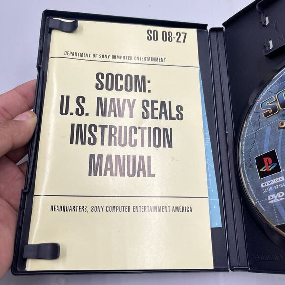 SOCOM US Navy Seals PS2 PlayStation 2 + Reg Card - Complete CIB - Picture 3 of 9